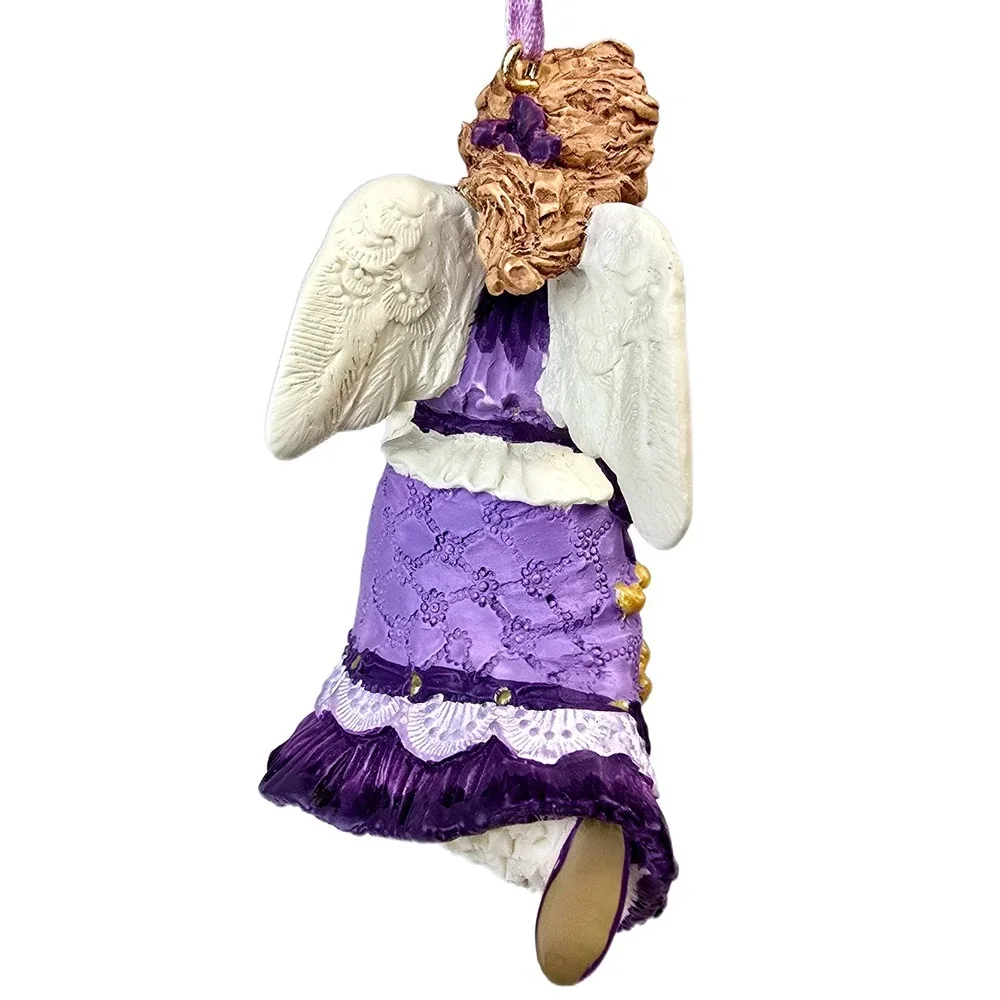 1996 Hallmark Keepsake Ornament Pansy Angel #1 in The Language of Flowers Series